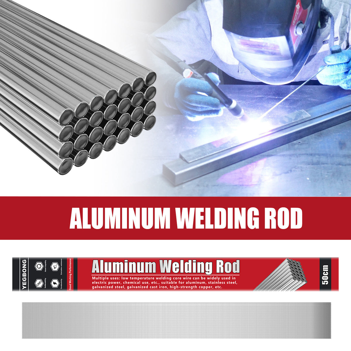 50 Pcs Stainless Steel Tig Welding Rod