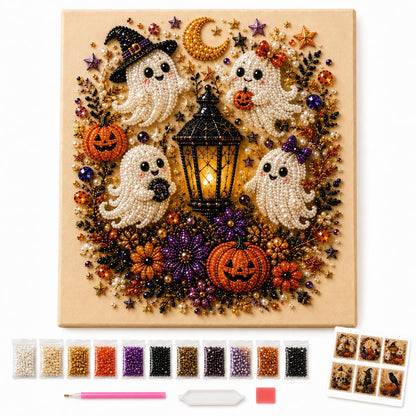 Halloween Ghost Pearl Art DIY Kit