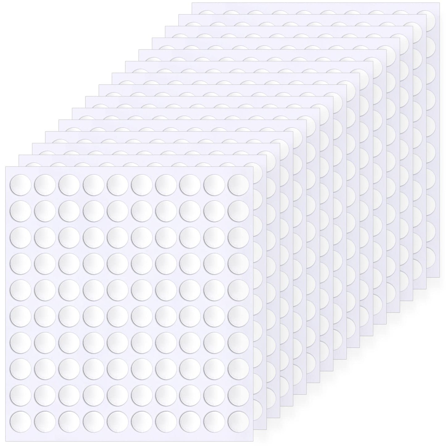 1000pcsCoins Hook Loop Self Dots