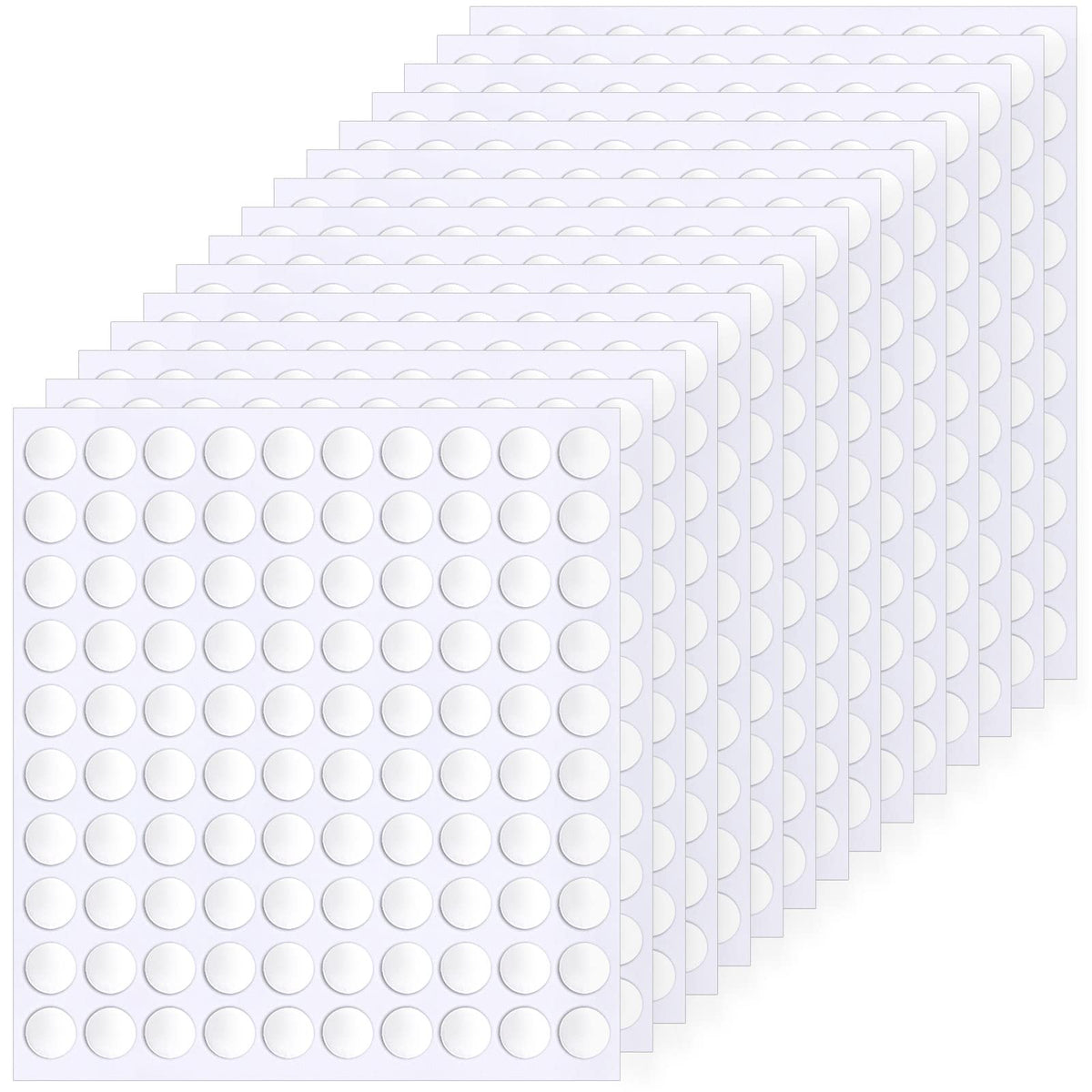1000pcsCoins Hook Loop Self Dots