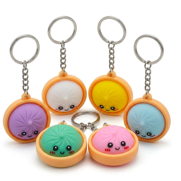 2 Psc Cute Dumpling Keychain