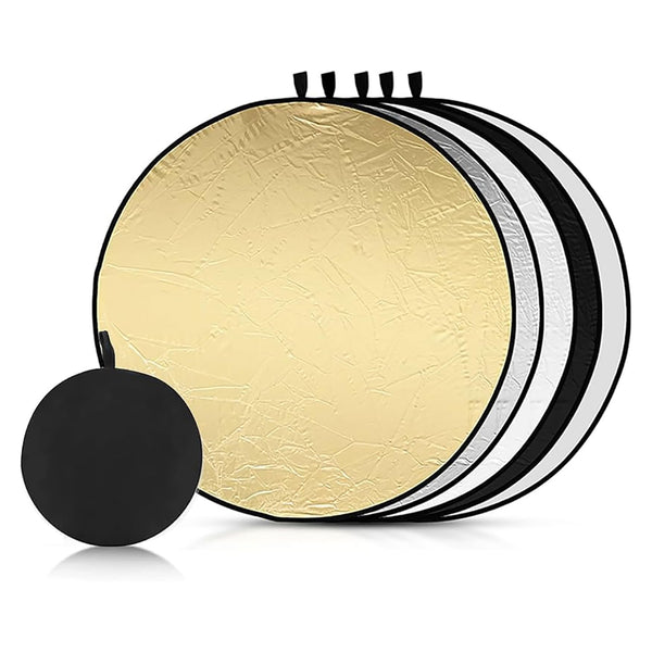 5 in 1 Collapsible Photography Reflector Diffuser with Bag