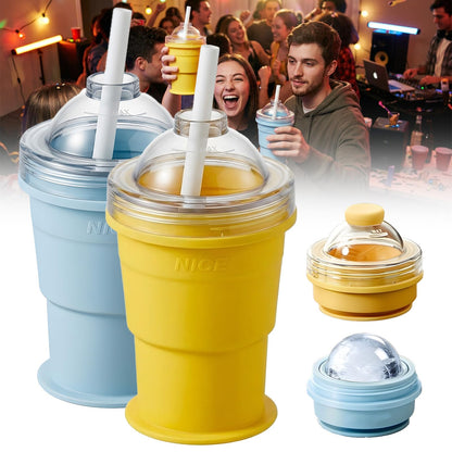 Portable Foldable Ice Hockey Drink Cup