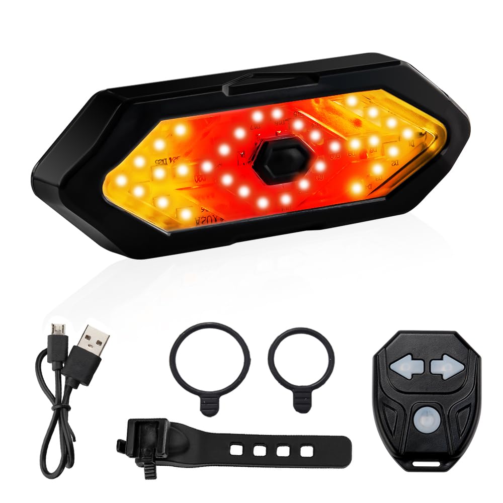Bike Tail Light with Turn Signals