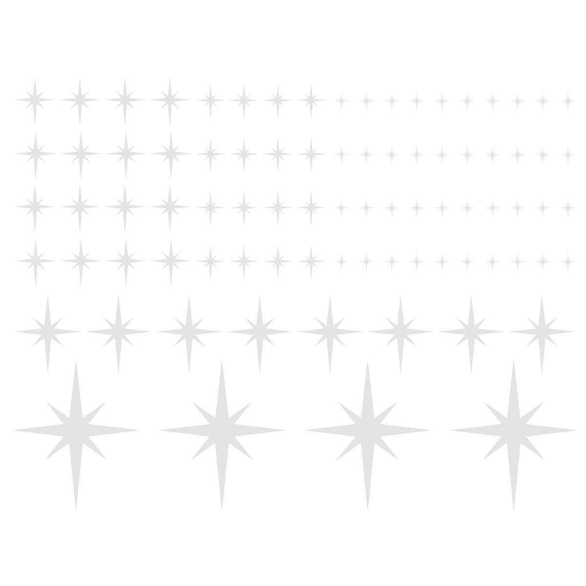 Star 3D Acrylic Decals