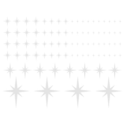 Star 3D Acrylic Decals