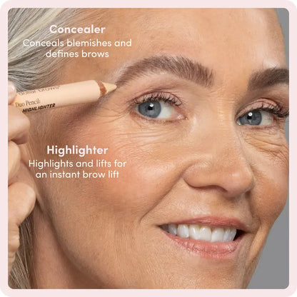 Duo Ends Contour Pencil Highlighter, Multi Functional Facial Contour-2 Pack
