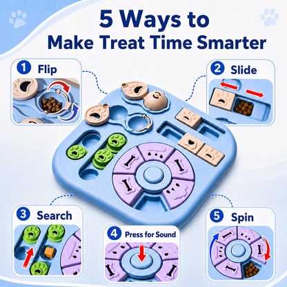 Dog Treat Dispenser Toy Funny Feeding Slow Feeder