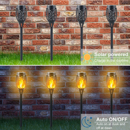 Solar Torch Flame Lights