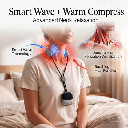 Portable Neck Massager with Hot Compress