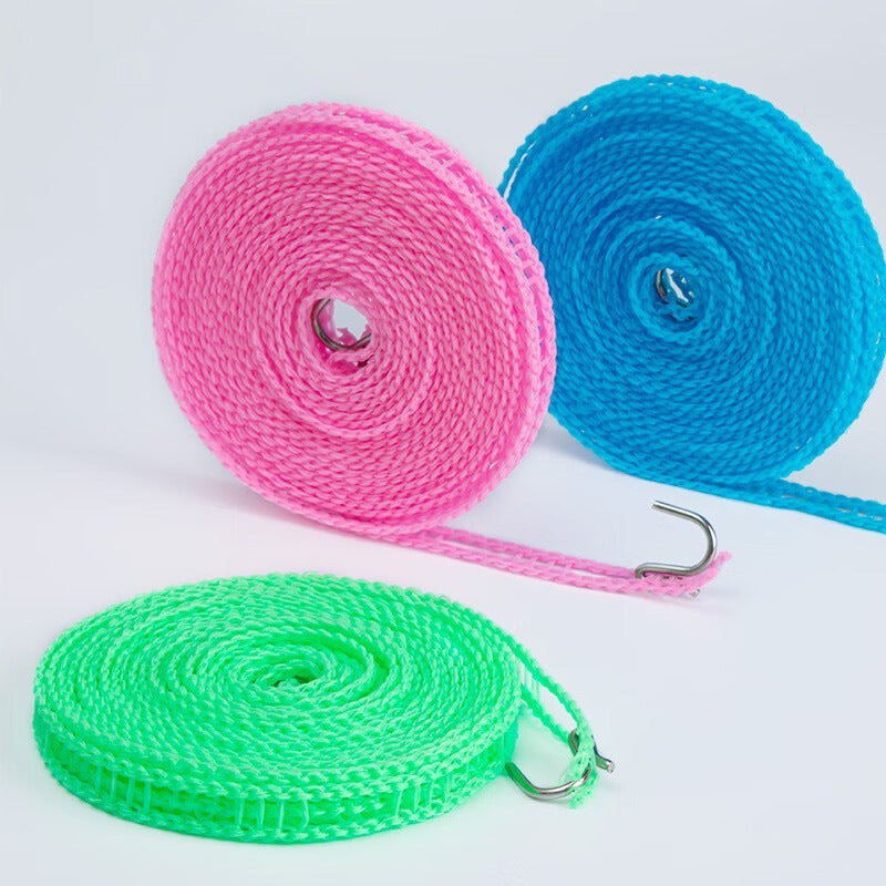 3 Pack Nylon Windproof Clothes Drying Rope