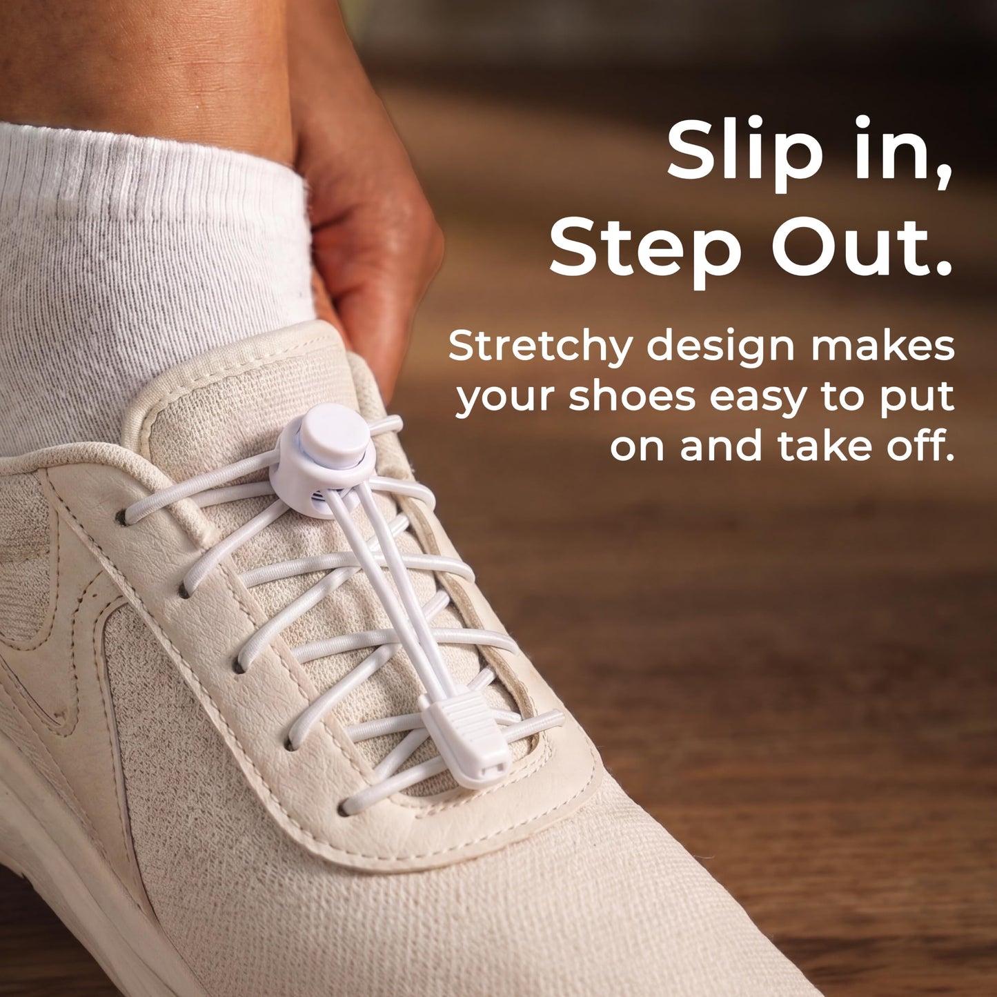 Bread Tie-Free Round Shoelaces with Clips