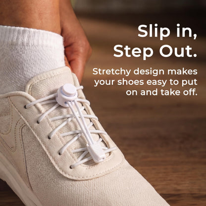 Bread Tie-Free Round Shoelaces with Clips