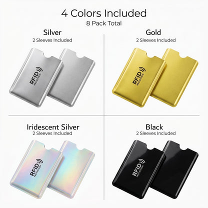 20 Pcs RFID Blocking Card Sleeve