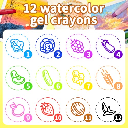 Water Silky Crayon Set