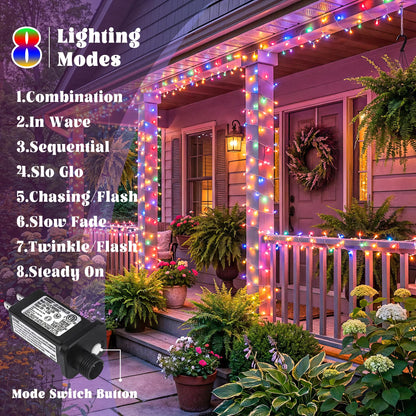 100 LED Multi-Colored String Lights