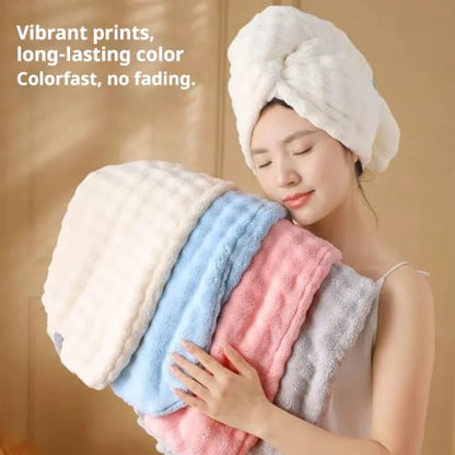 Ultra Absorbent Fast-Drying Hair Turban