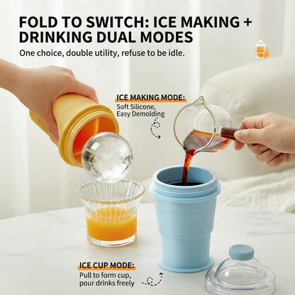 Portable Foldable Ice Hockey Drink Cup