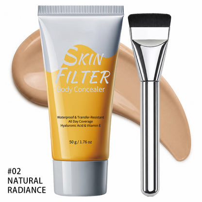 Cream Primer Brightening Makeup Base Includes flat brush