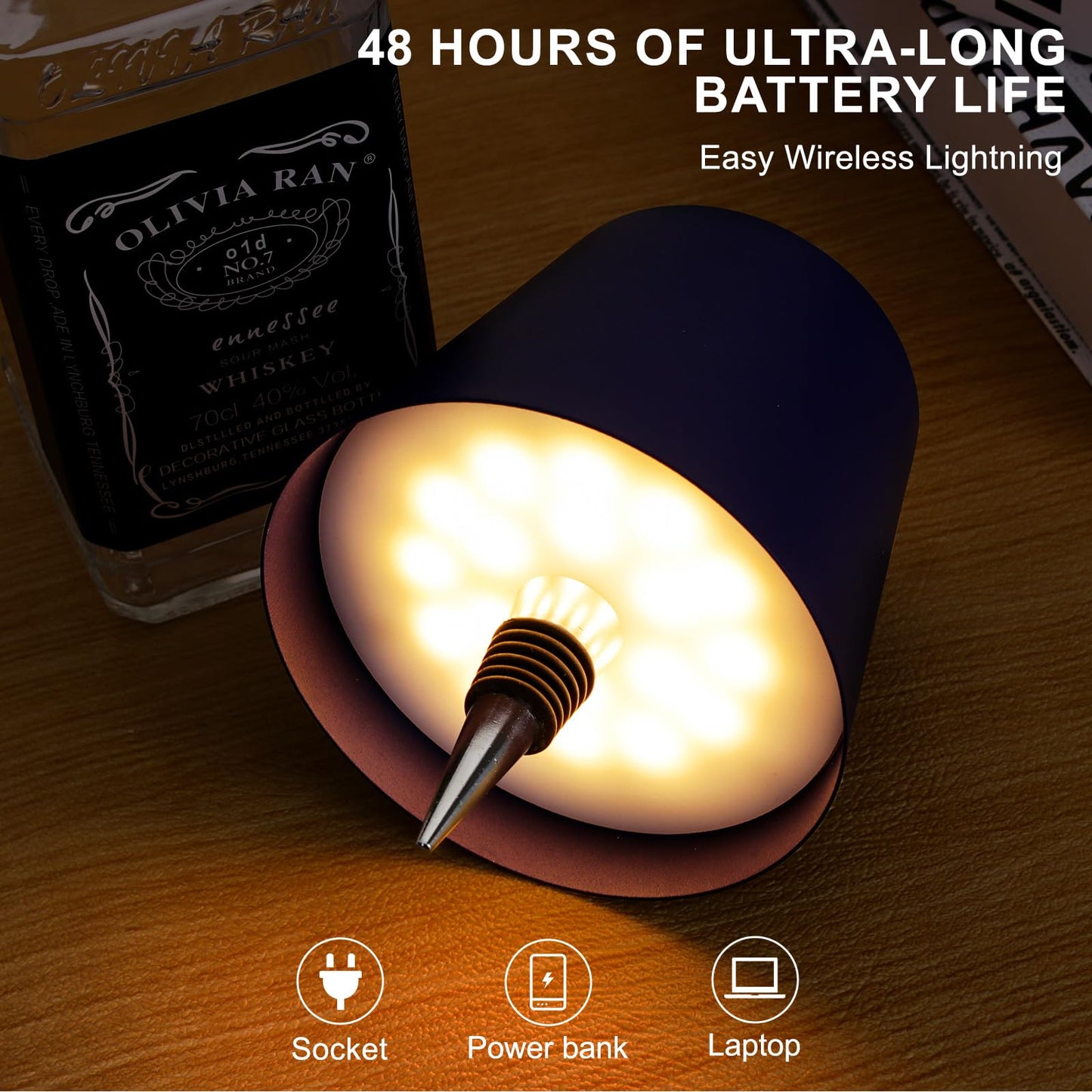 Wireless Bottle Lamp