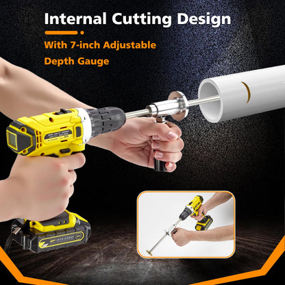 Internal/Inside PVC-ABS Pipe Cutter Tool for Drill