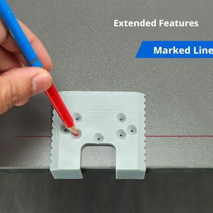6 Pcs Magnetic Cabinet Door Hinge Spacer with Scale