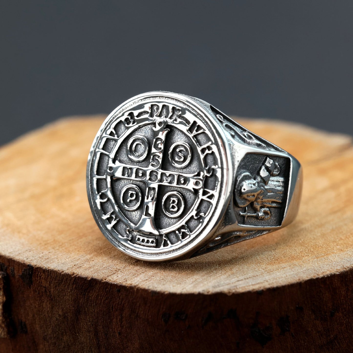 Unisex Catholic Ring – Featuring The Crucifix, Religious Jewelry Gift