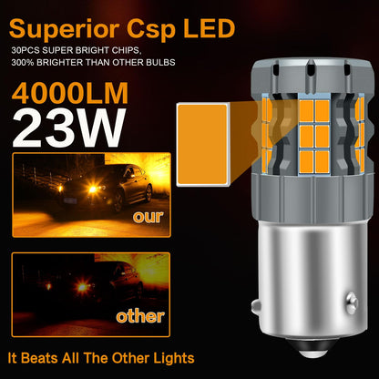1156 LED Bulb CANBUS Error Free Anti Hyper Flash