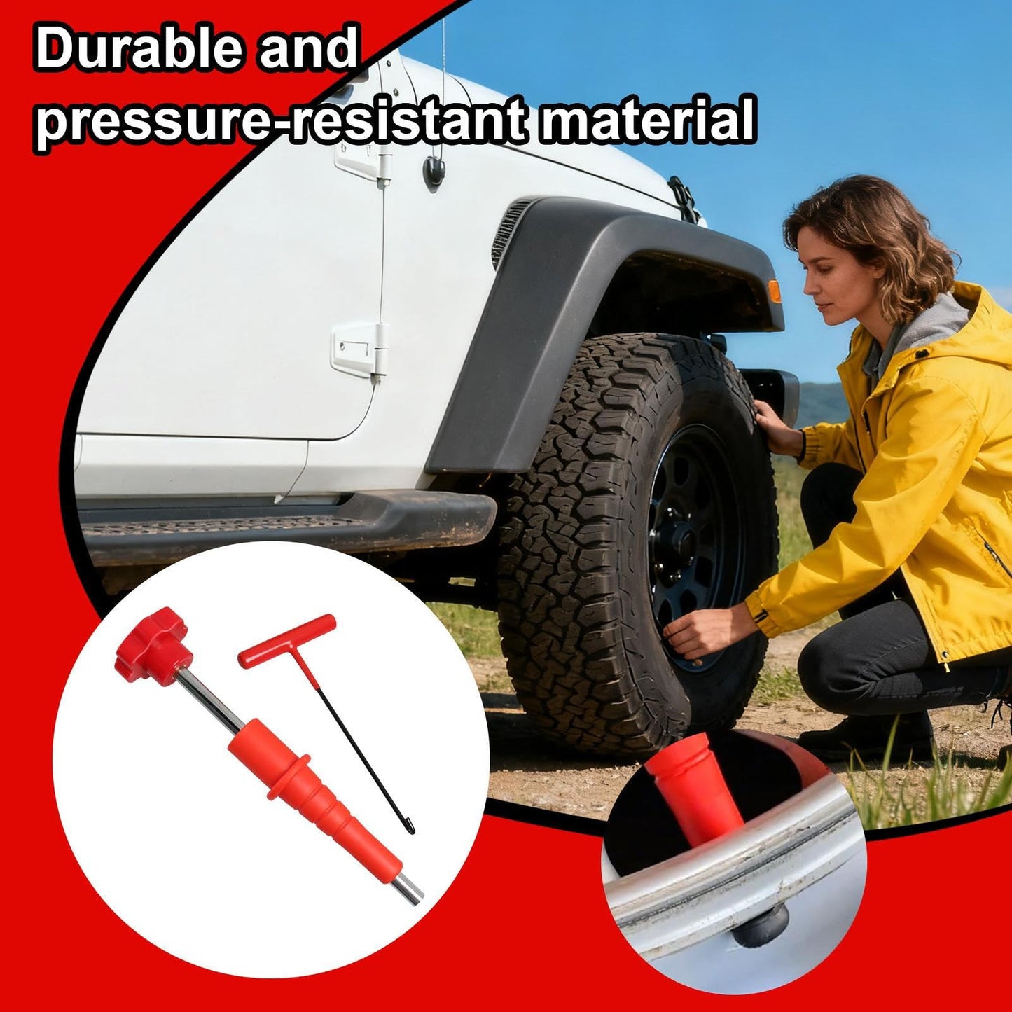 3 Piece Quick Tire vallveCore Repair Set