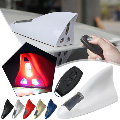 Shark Fin Solar Warning Light for Car