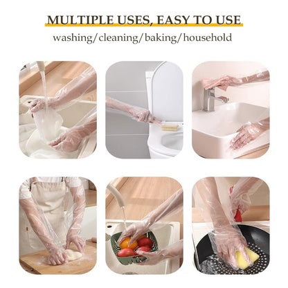 Household Cleaning Thick Kitchen Dish Washing Gloves