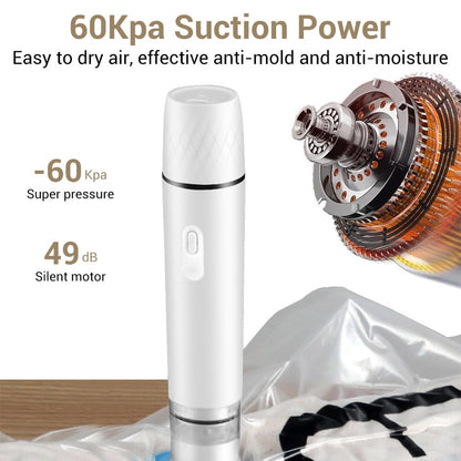 Mini Vacuum Sealer with  Reusable Vacuum Seal Bags