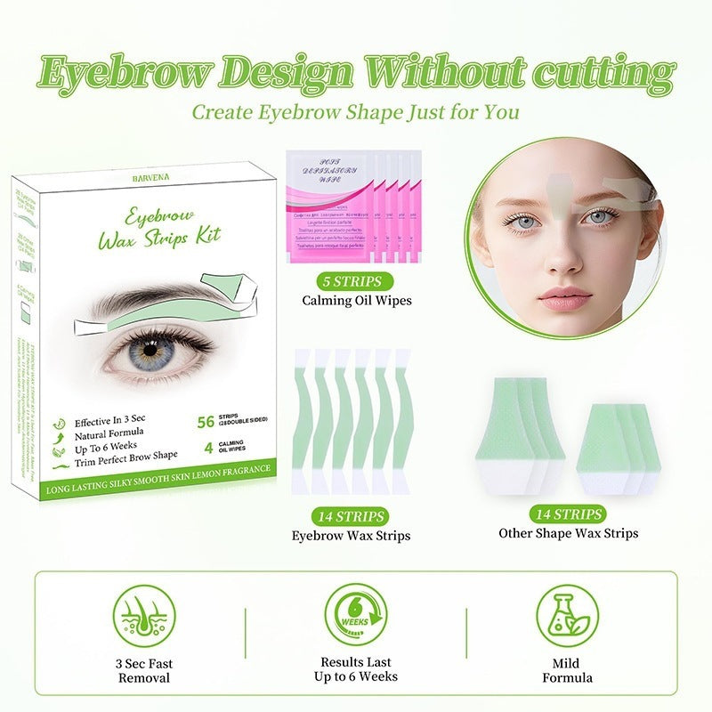 Eyebrow Wax Strips Face Hair Removal