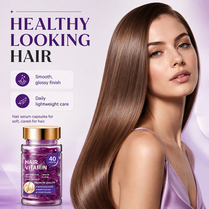 Hair Oil Capsules - Hair Vitamins A, E, & Pro B5