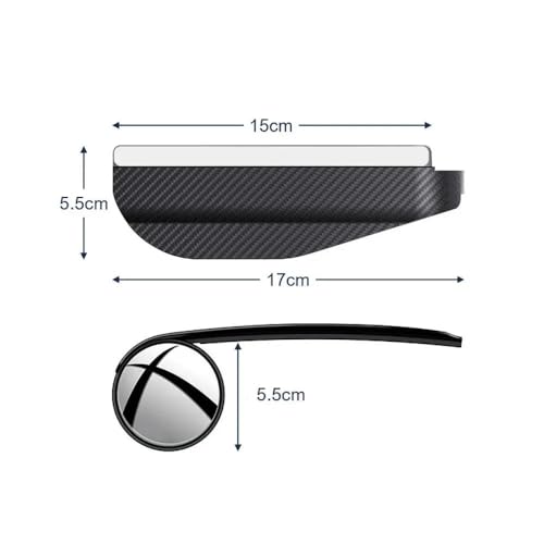 Wide Angle Mirror Rain Guard HD