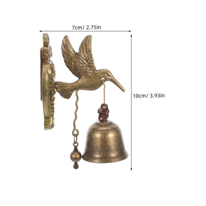 Vintage Hummingbird Door Bell Chime