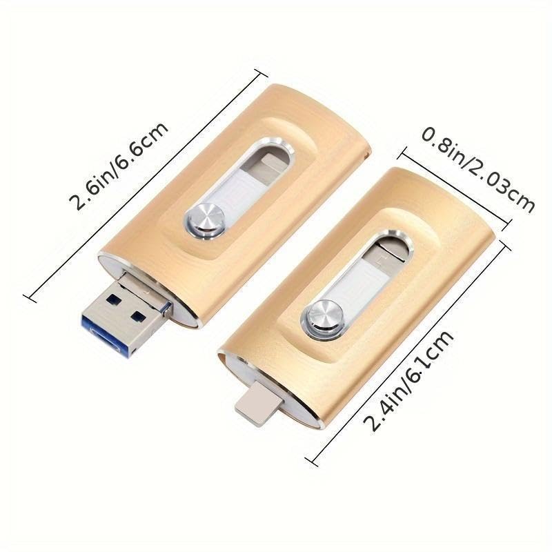3-in-1 High-Capacity USB Drive