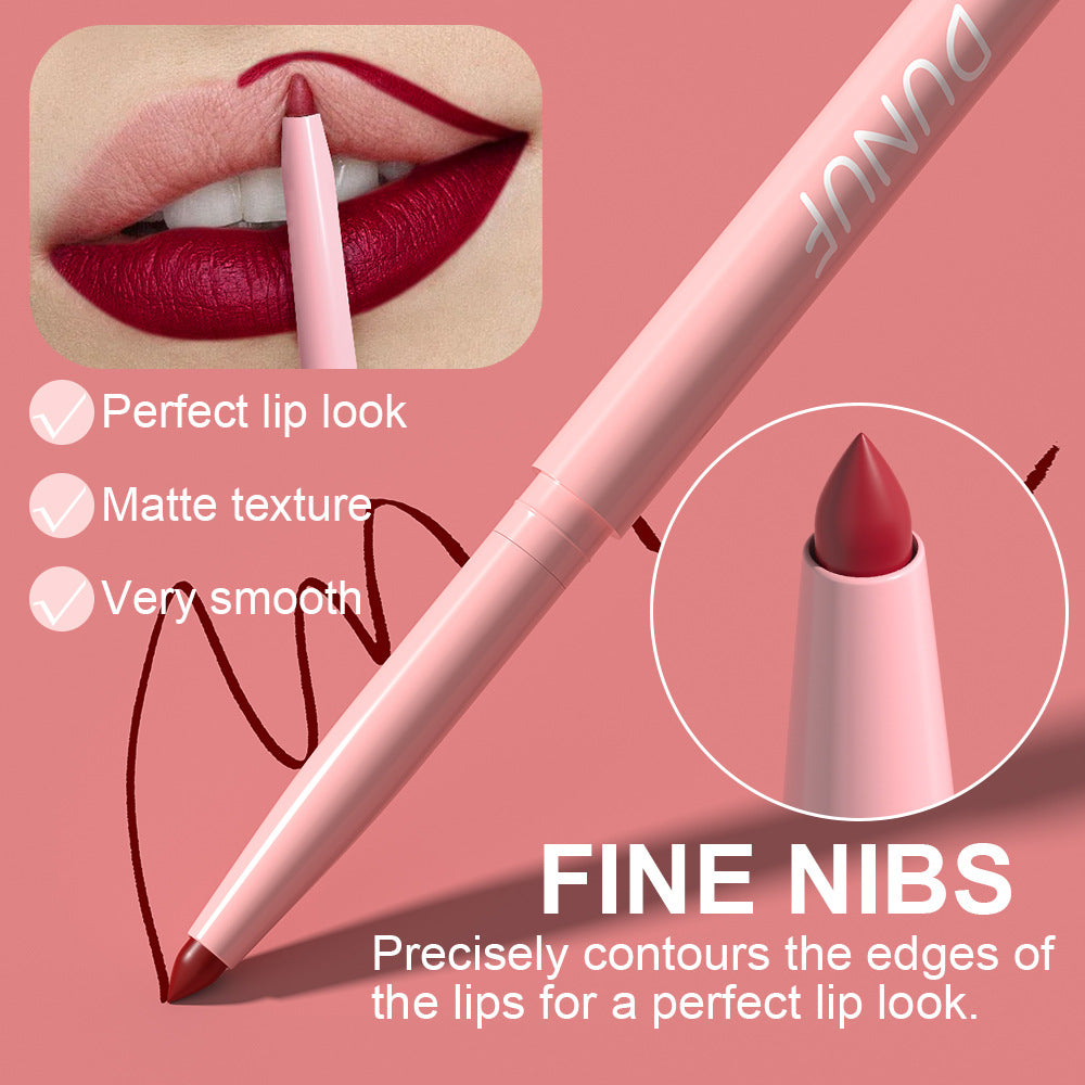6 Colors Retractable Lip Liner Kit