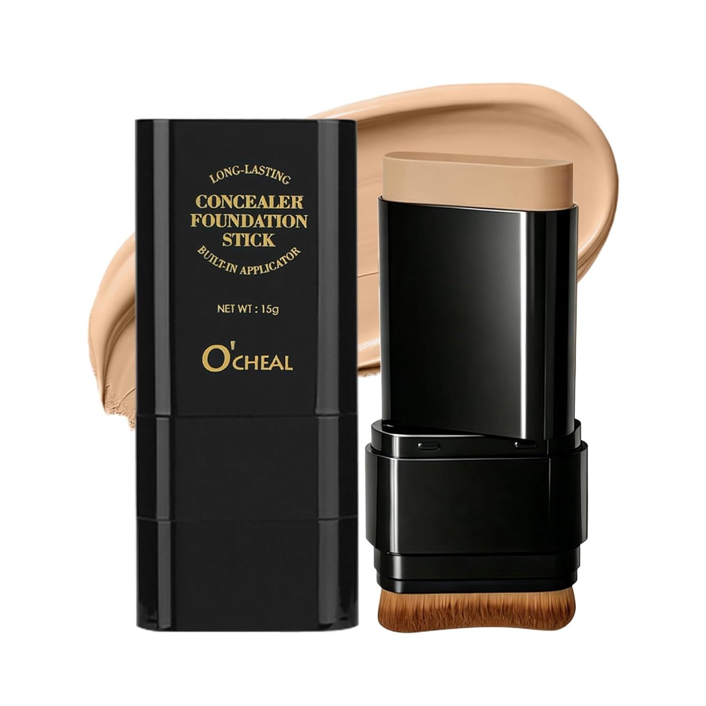 Concealer Foundation Stick with Brush for Even skin tone
