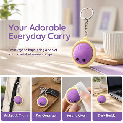 2 Psc Cute Dumpling Keychain