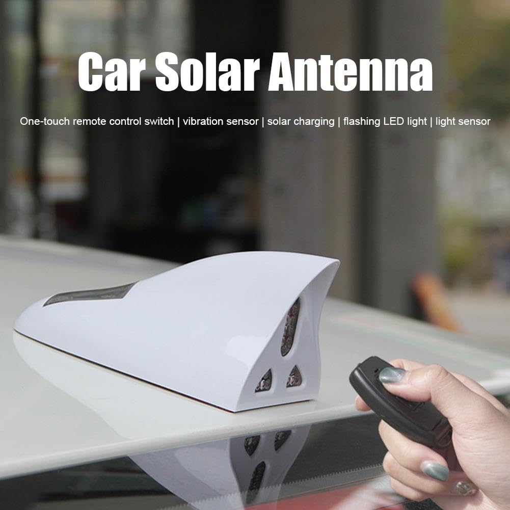 Shark Fin Solar Warning Light for Car
