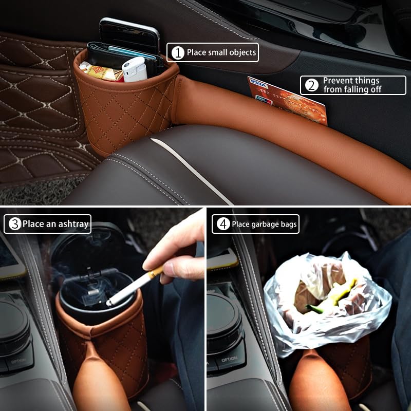 seat pocket storage strip for leak prevention