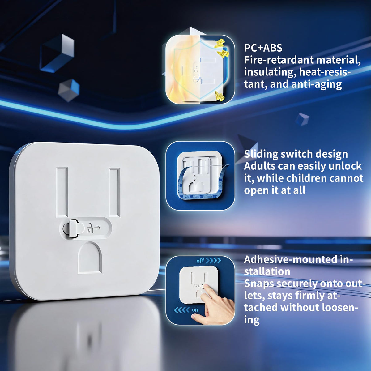 12pcs  Childproof Electrical Outlet Protectors