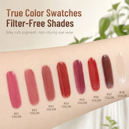 8-Piece Non-Stick Lipstick & Lip Glaze 2-in-1 Lip Color Set