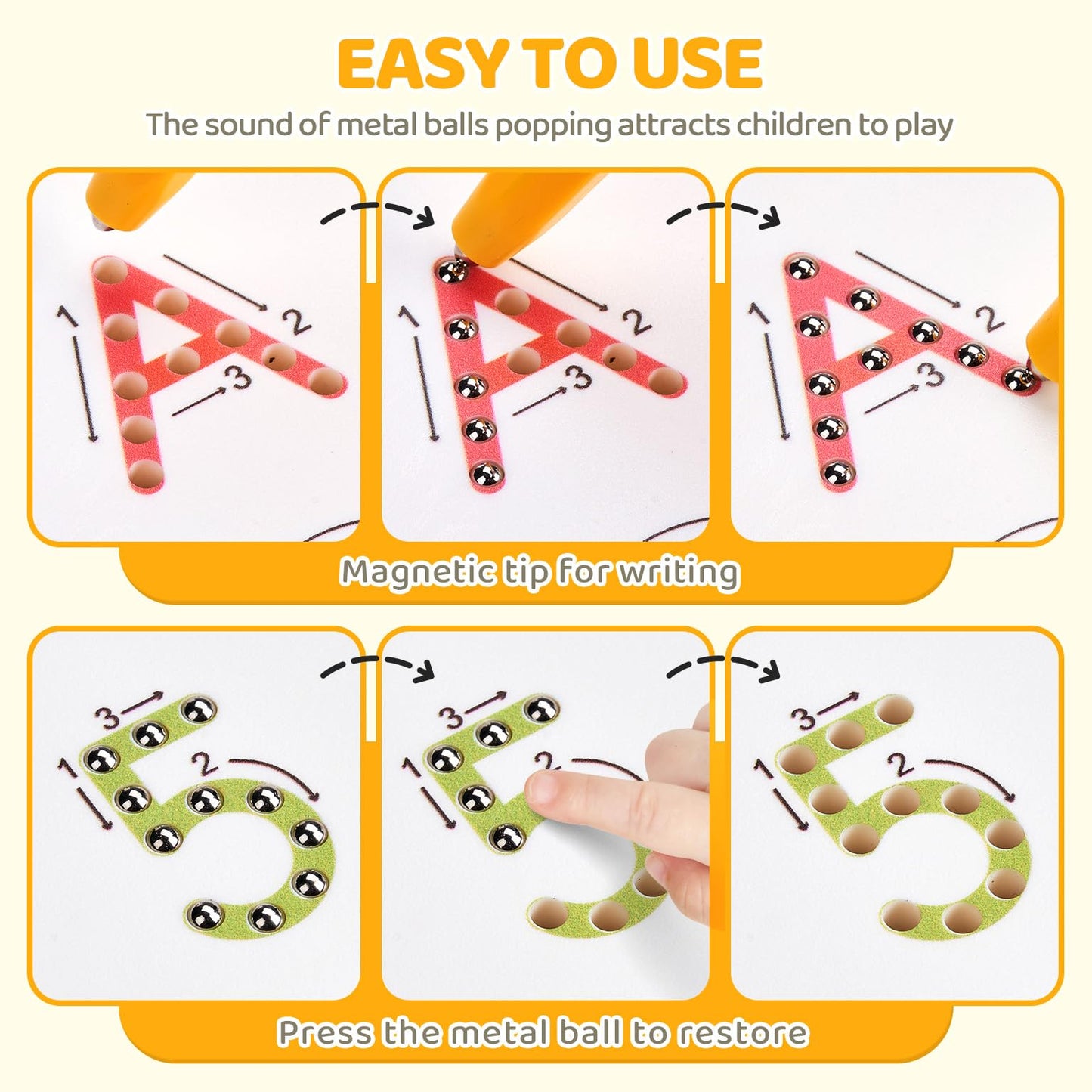 Magnetic Alphabet Tracing Board