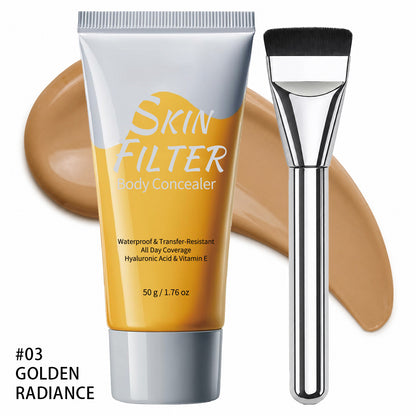Cream Primer Brightening Makeup Base Includes flat brush