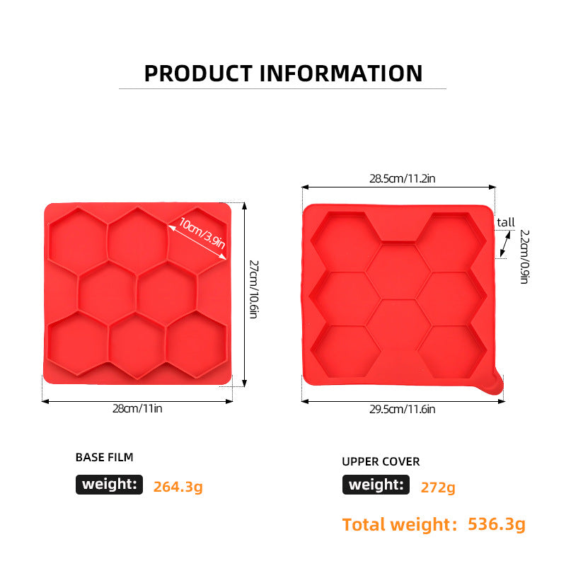 8 in 1 Innovative Burger Press and Freezer Container
