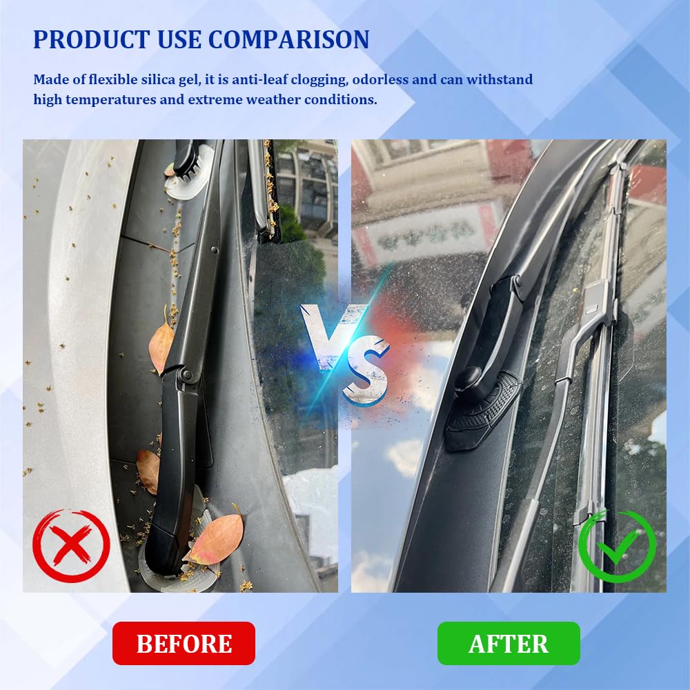 6 PCS Car Wiper Hole Protection Pad