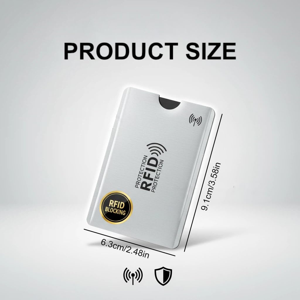 20 Pcs RFID Blocking Card Sleeve