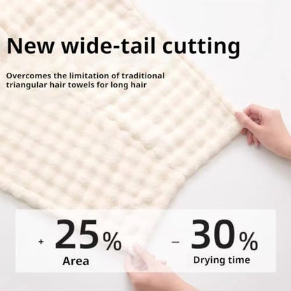 Ultra Absorbent Fast-Drying Hair Turban